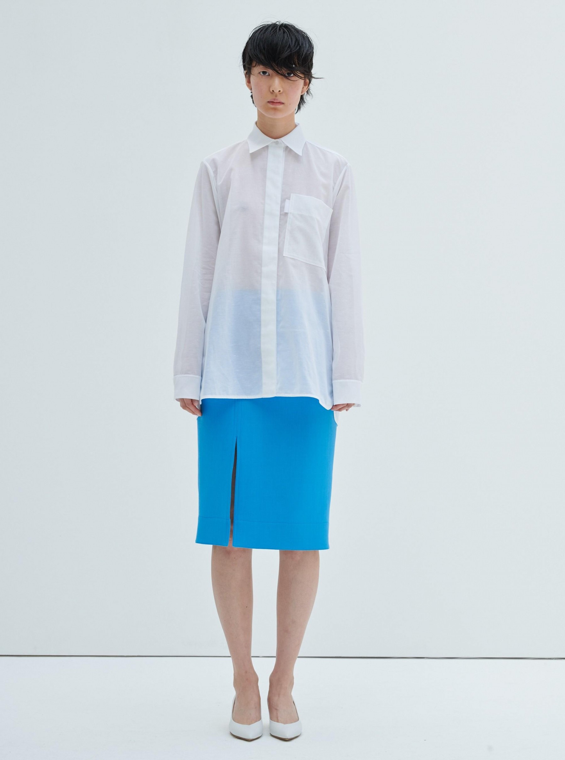 Voile Button Up Shirt