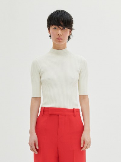 Ribbed knit top