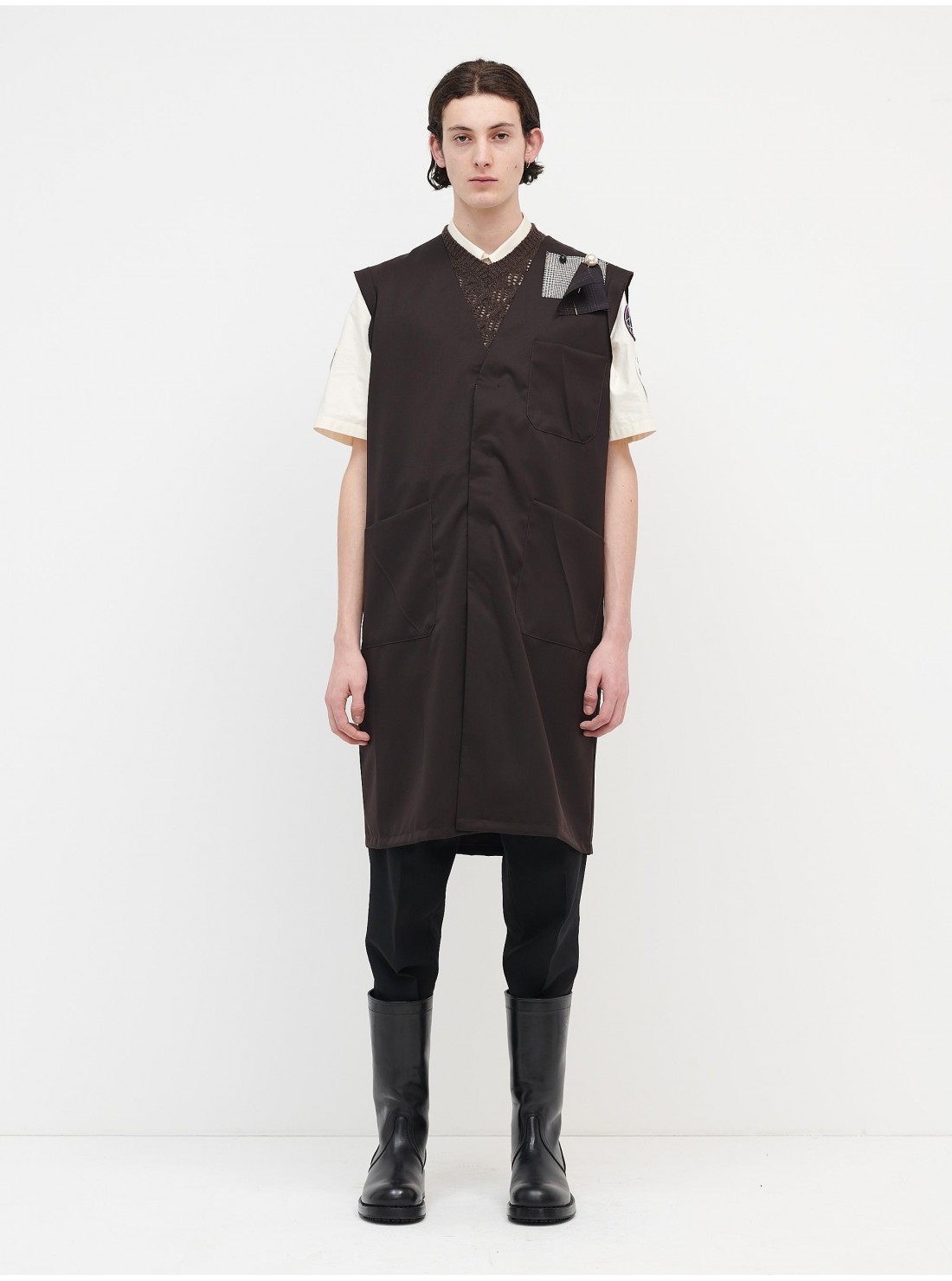 Sleeveless Labo Coat