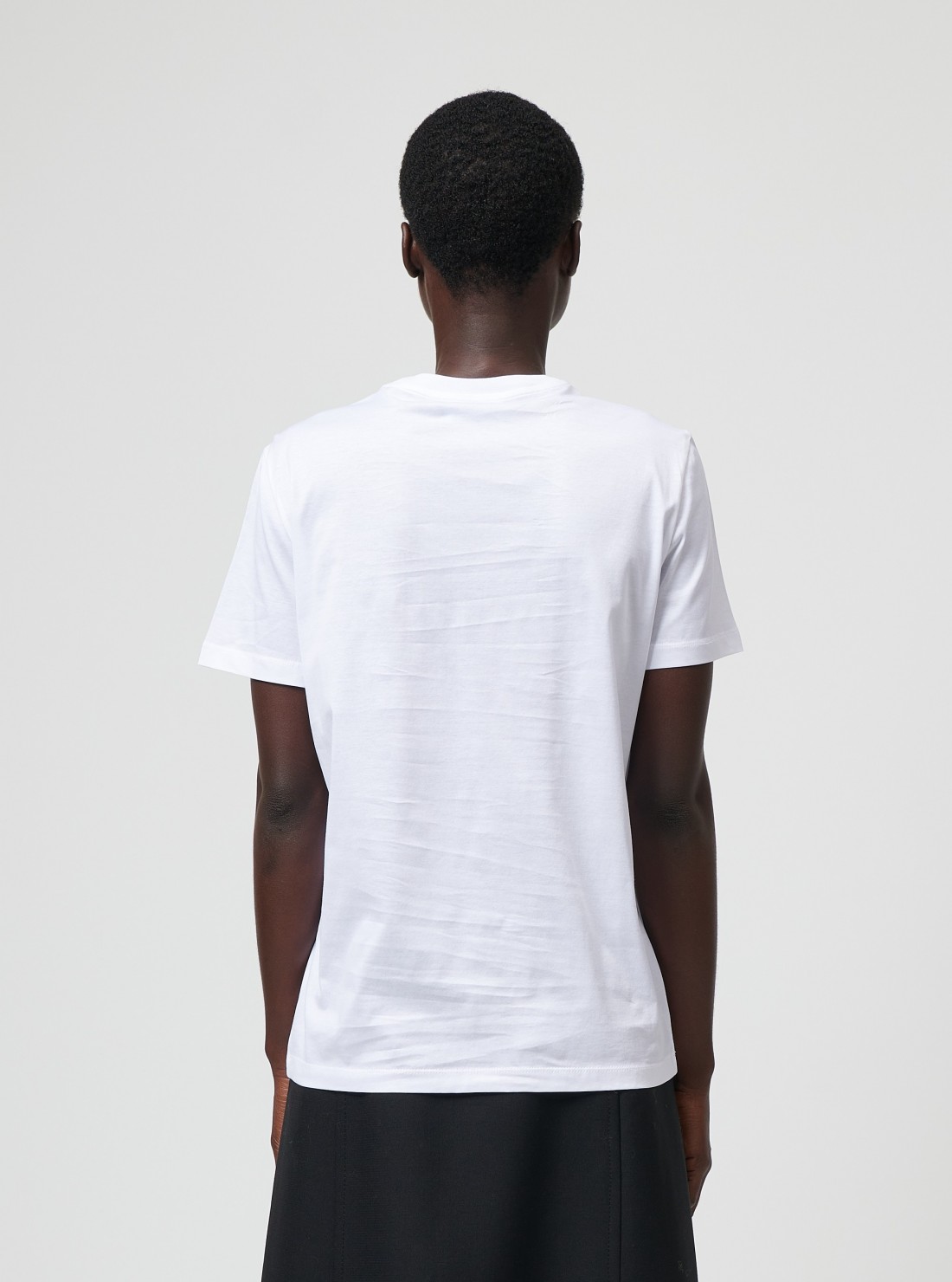 Ibiscus embroidered t-shirt