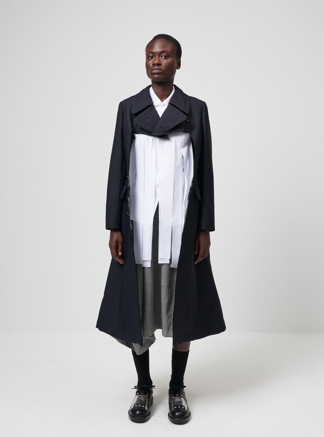 Manteau découpé