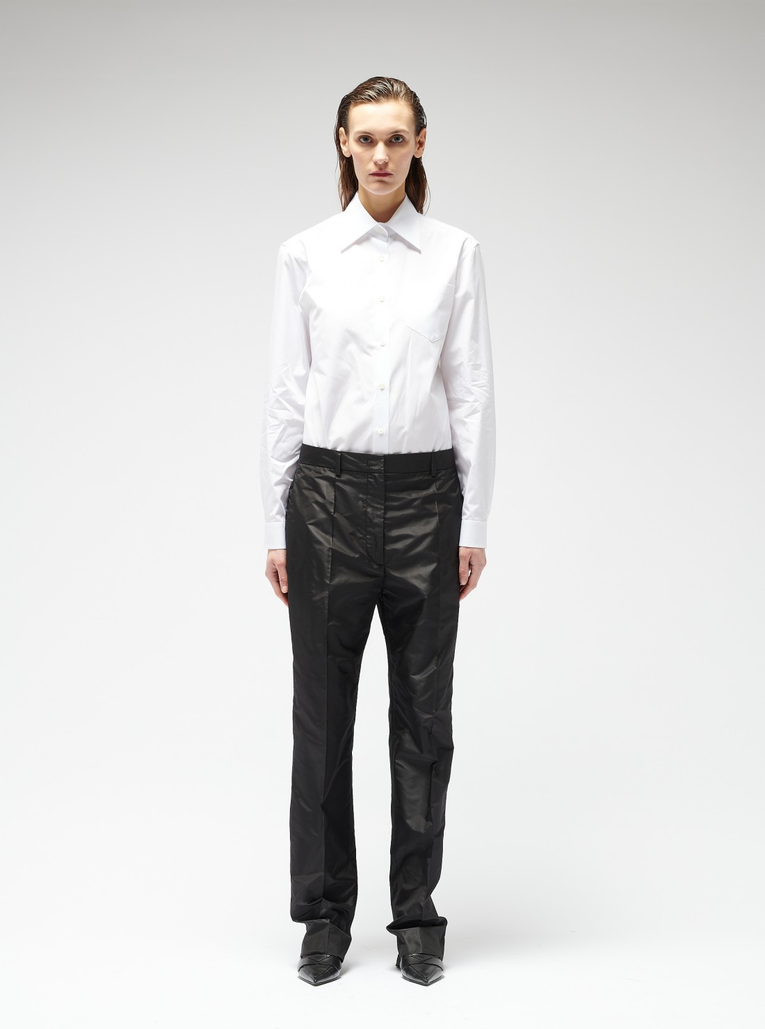 taffeta trousers