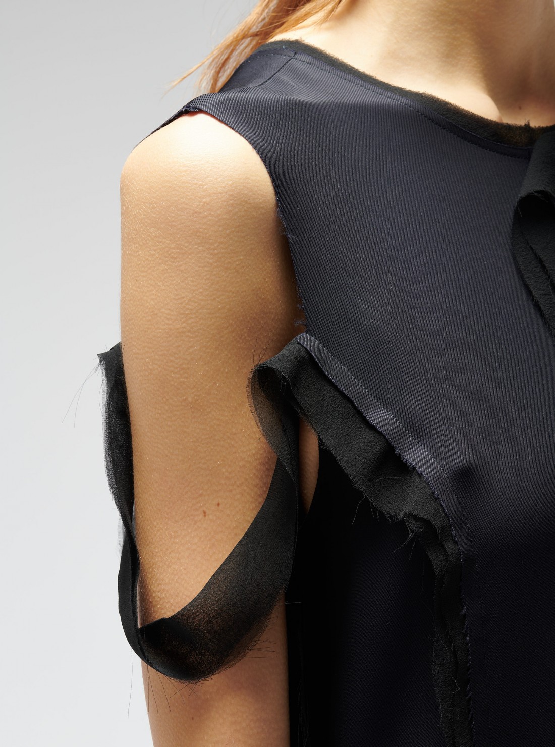 Anonymity lining sleeveless dress