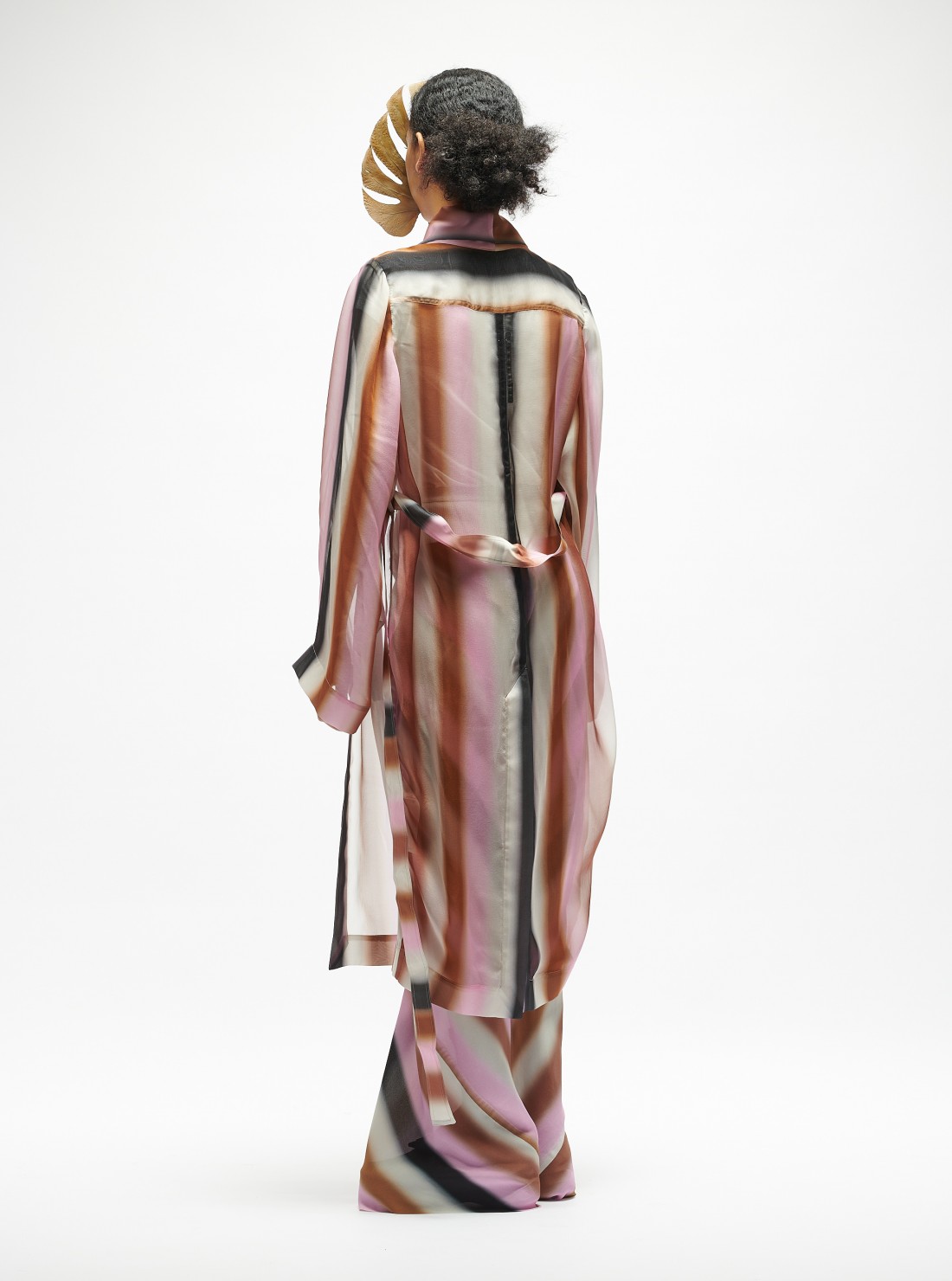 Printed Dagger Robe Coat