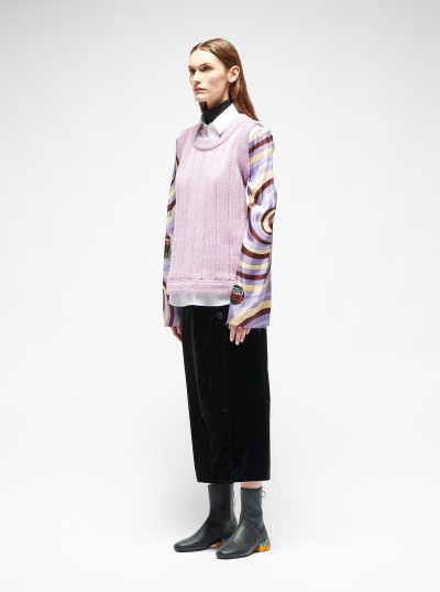 Pull sans manches oversize 2