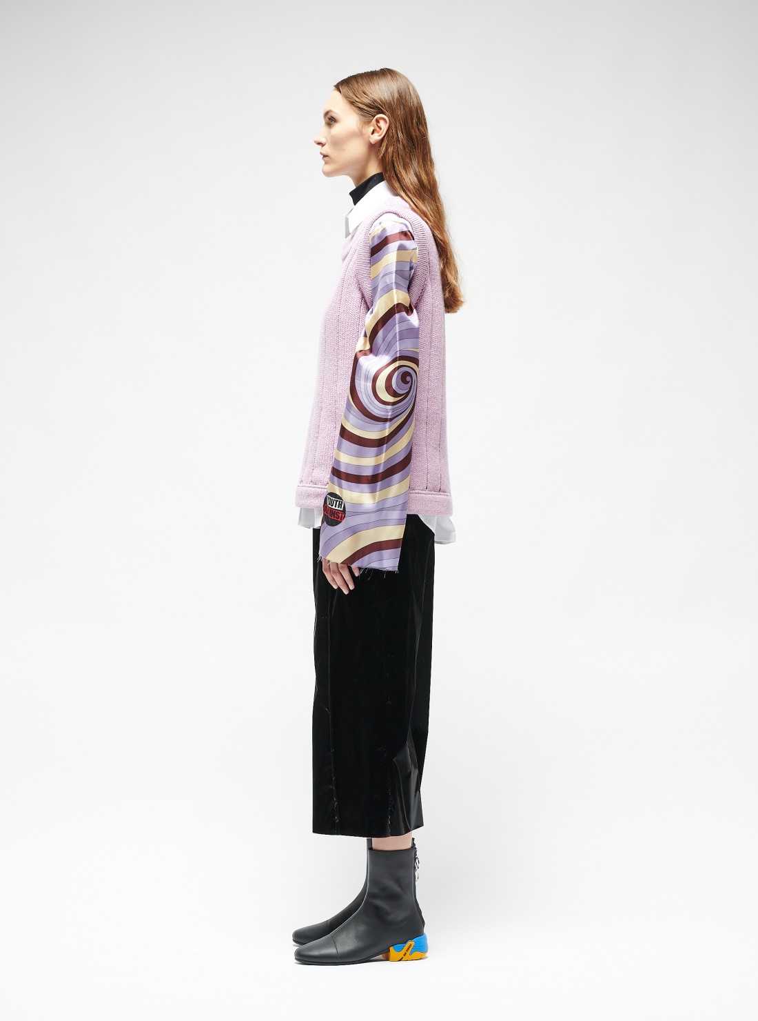 Pull sans manches oversize