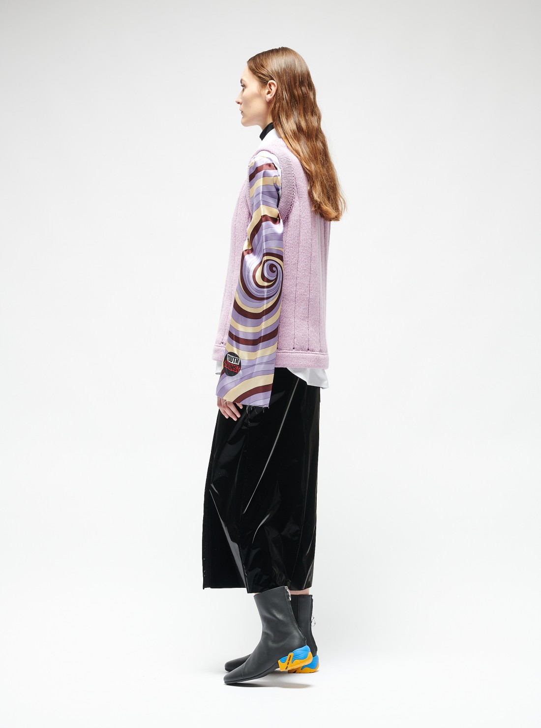 Pull sans manches oversize