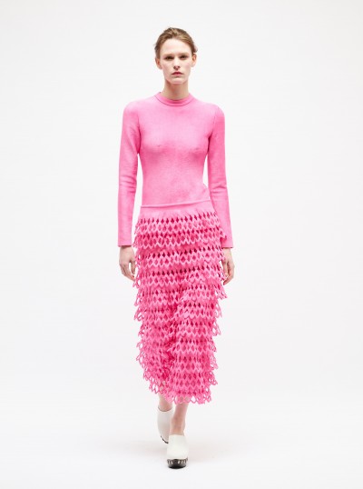 Robe en maille de velours 2