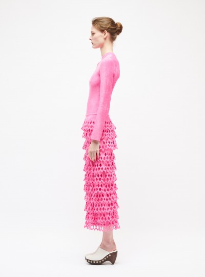 Robe en maille de velours 2
