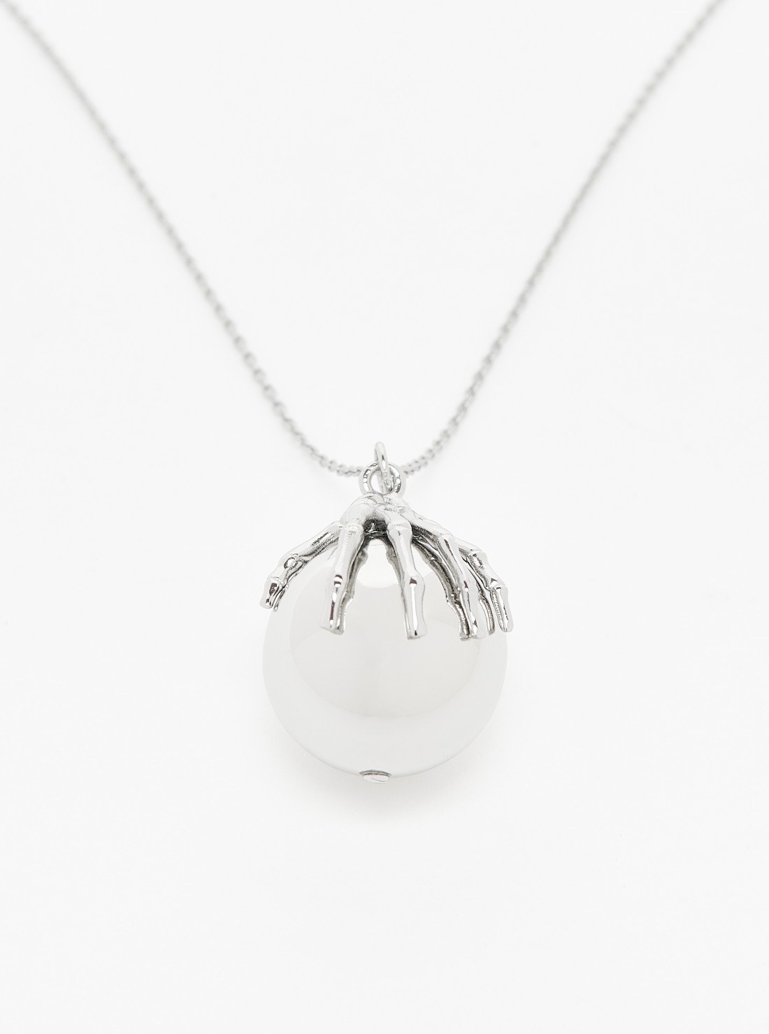 Necklace With Skeleton Hand