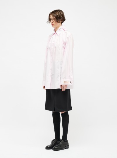 Chemise froncée à capuche 2