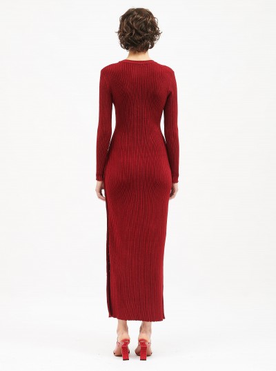 ROBE LONGUE CÔTELÉE 2