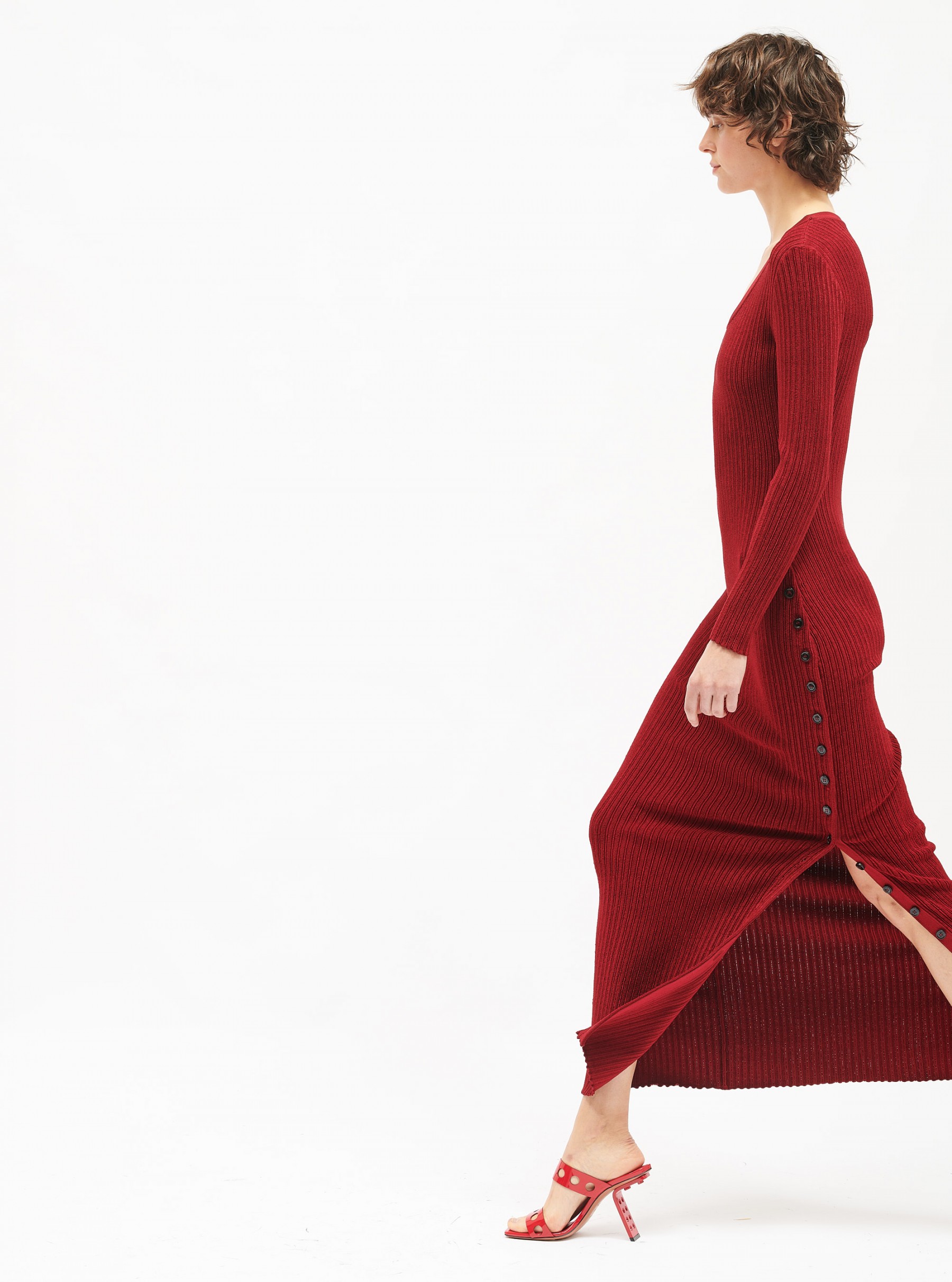 ROBE LONGUE COTELEE