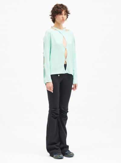 Blouse Keyhole Gem 2