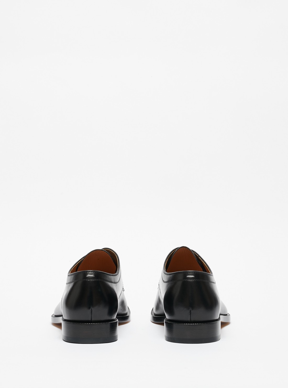 Tabi leather derby shoes