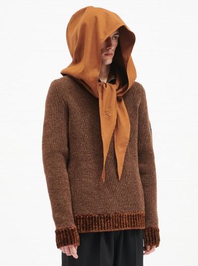 Oversize denim hood 2