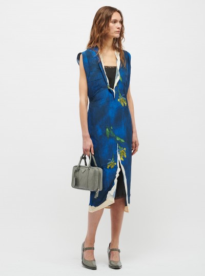 Paper-Based Printed Technical Fabric Dress
