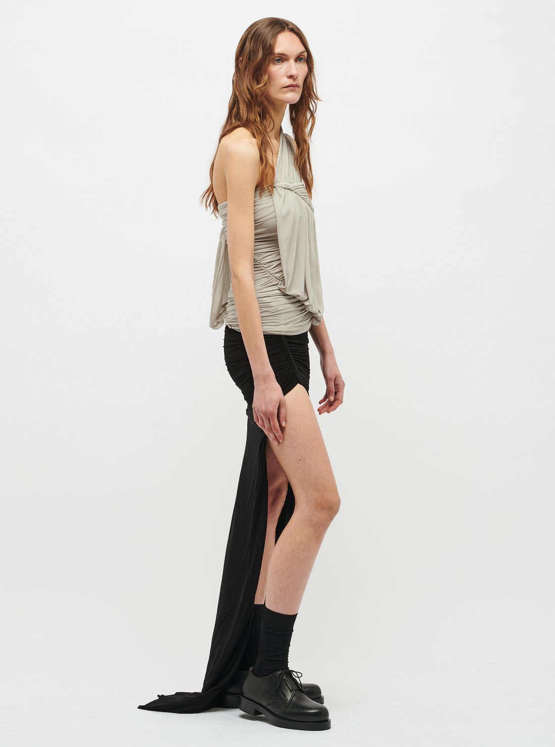 Draped asymmetrical top