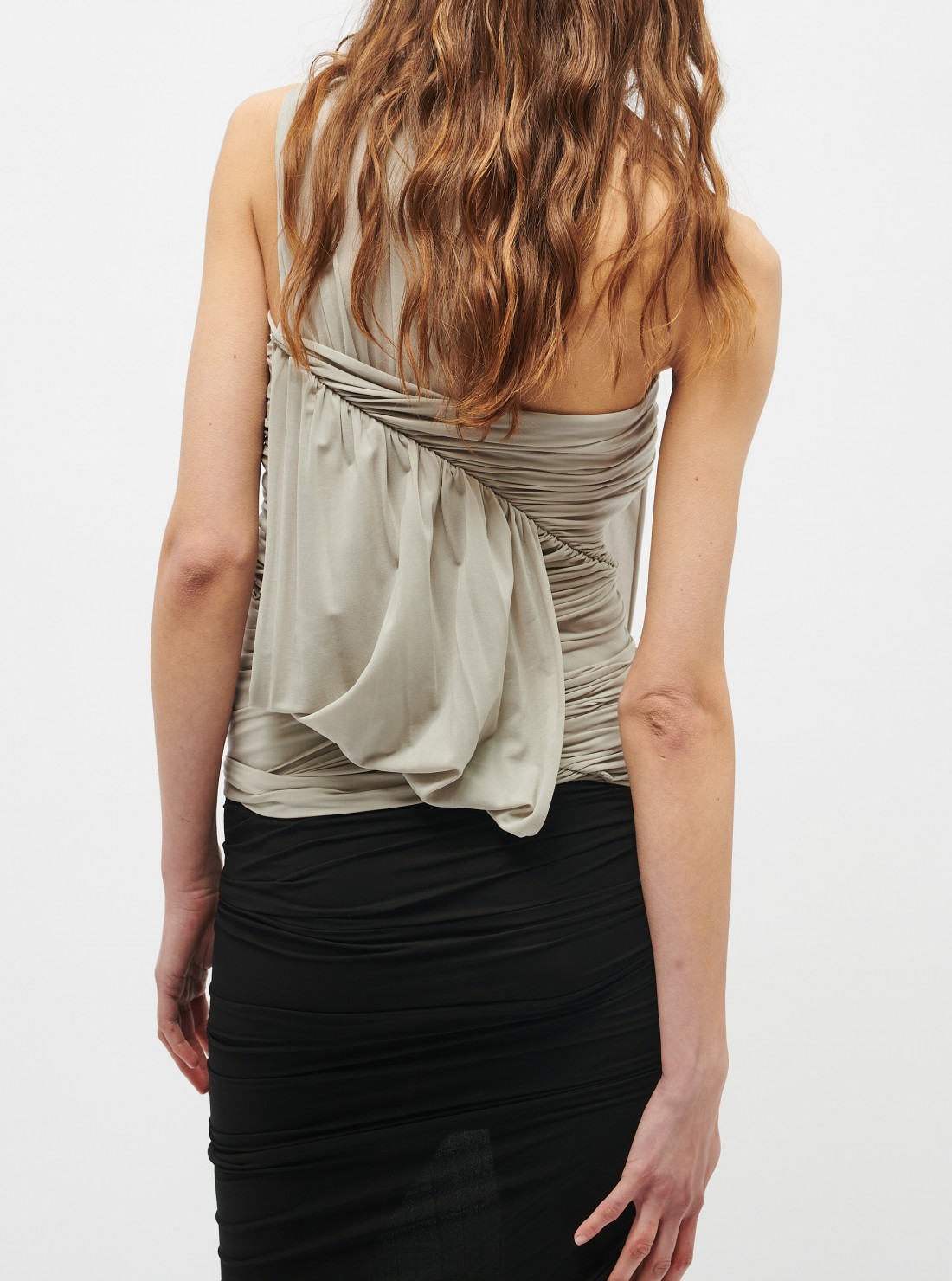 Draped asymmetrical top