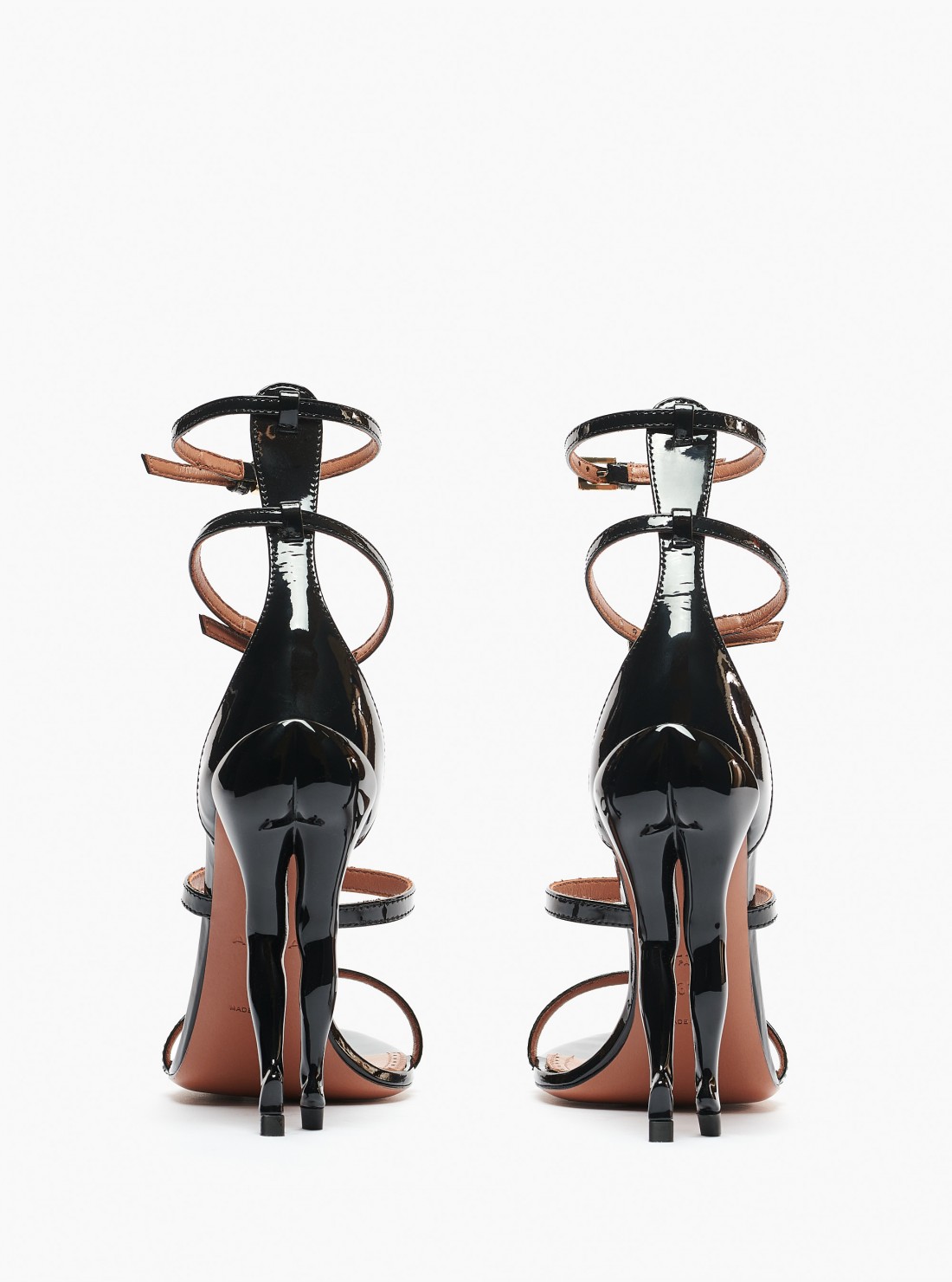 Cabaret Sandals in Patent Calfskin