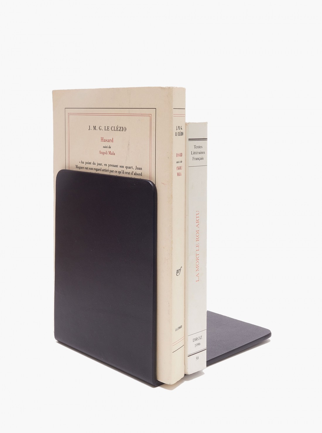 Serre-livres en metal gaine