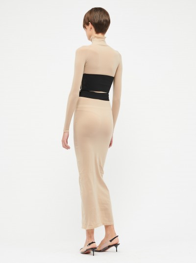 Knitted second skin dress 2