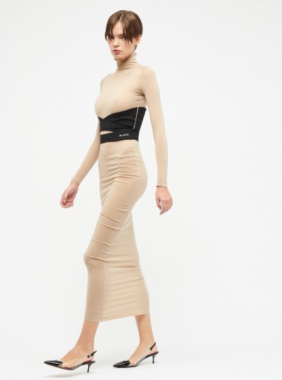 Knitted second skin dress 2