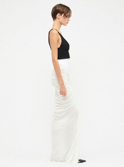 Draped jersey skirt 2
