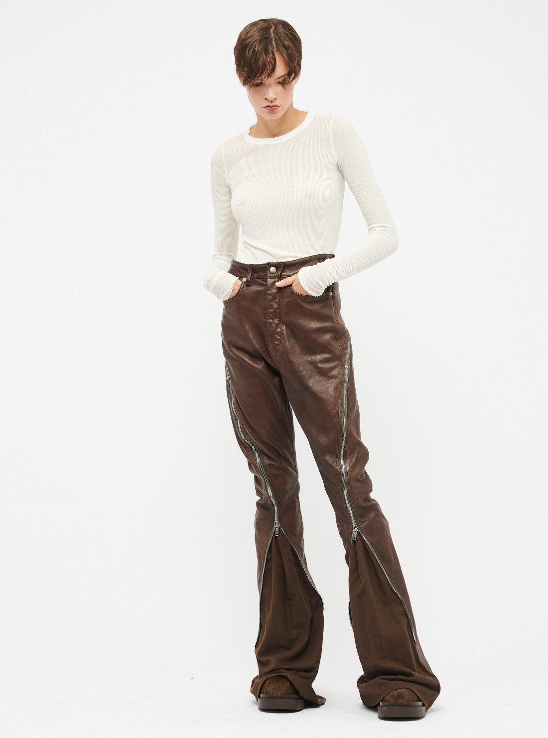 Pantalon en cuir Bolan Banana