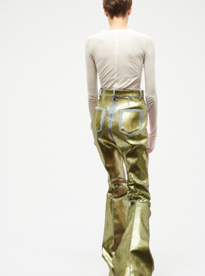 Embroidered Denim Pants 2