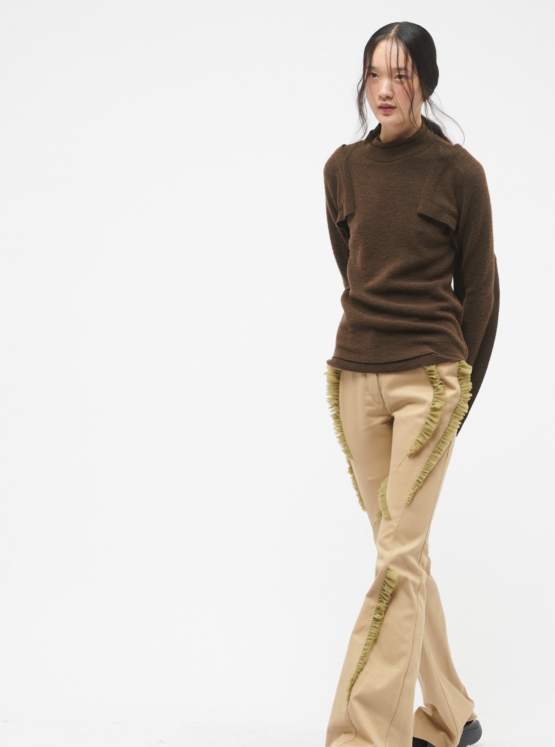 Tulle Flared Trousers