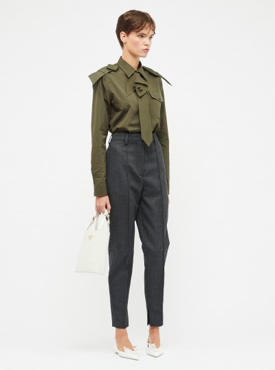 Pantalon en natté stretch 2