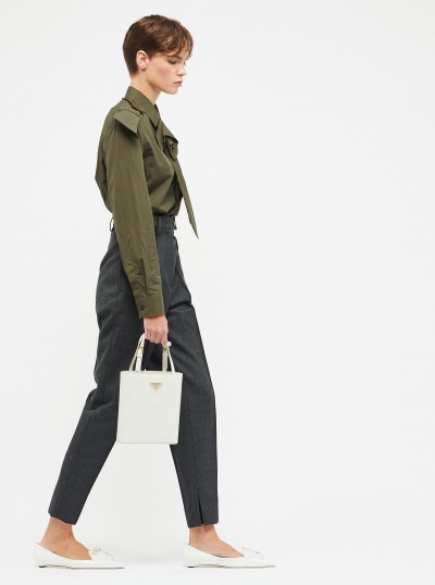 Pantalon en natté stretch 2