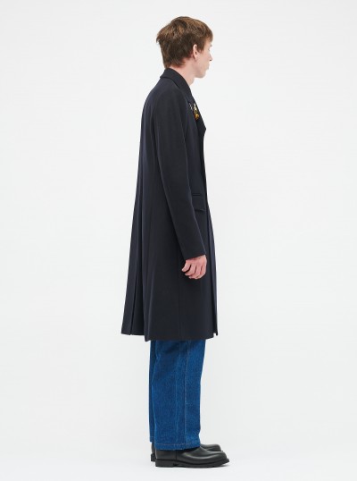Brushed wool blend coat 2