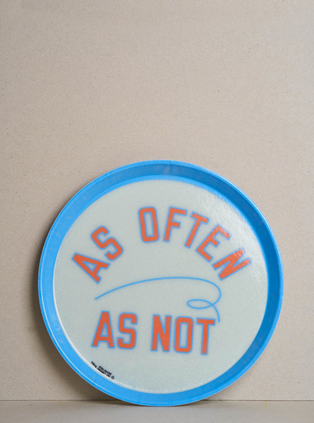Lawrence Weiner / Plateau en fibre de...