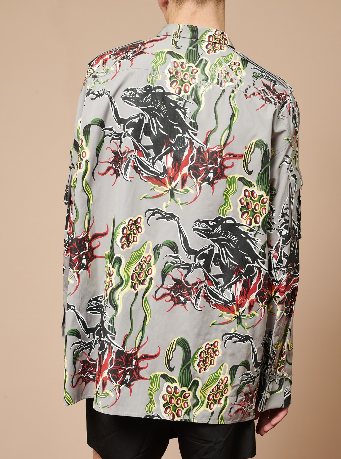 hand-painted cotton shirt