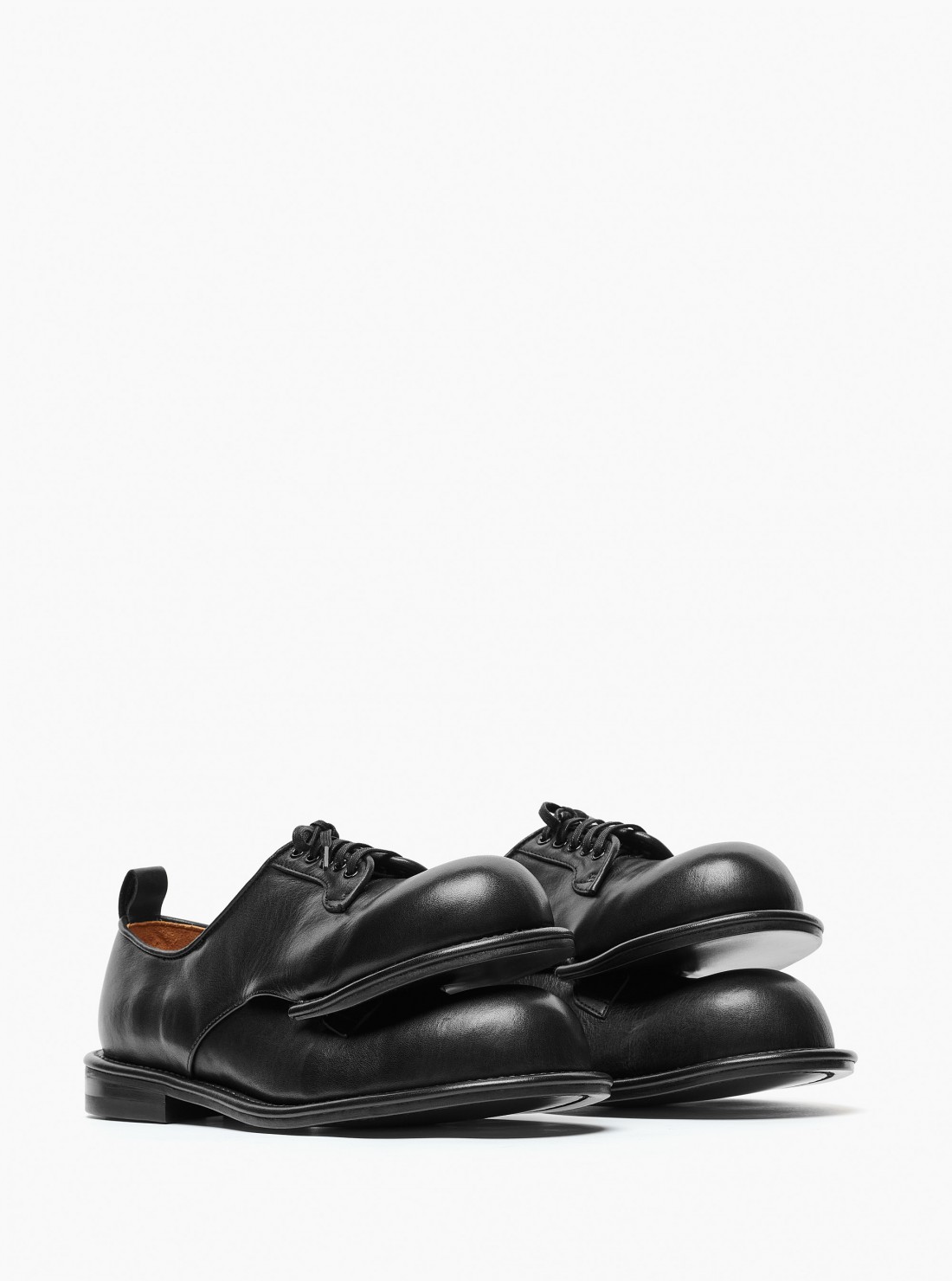 Double-footed derby shoes