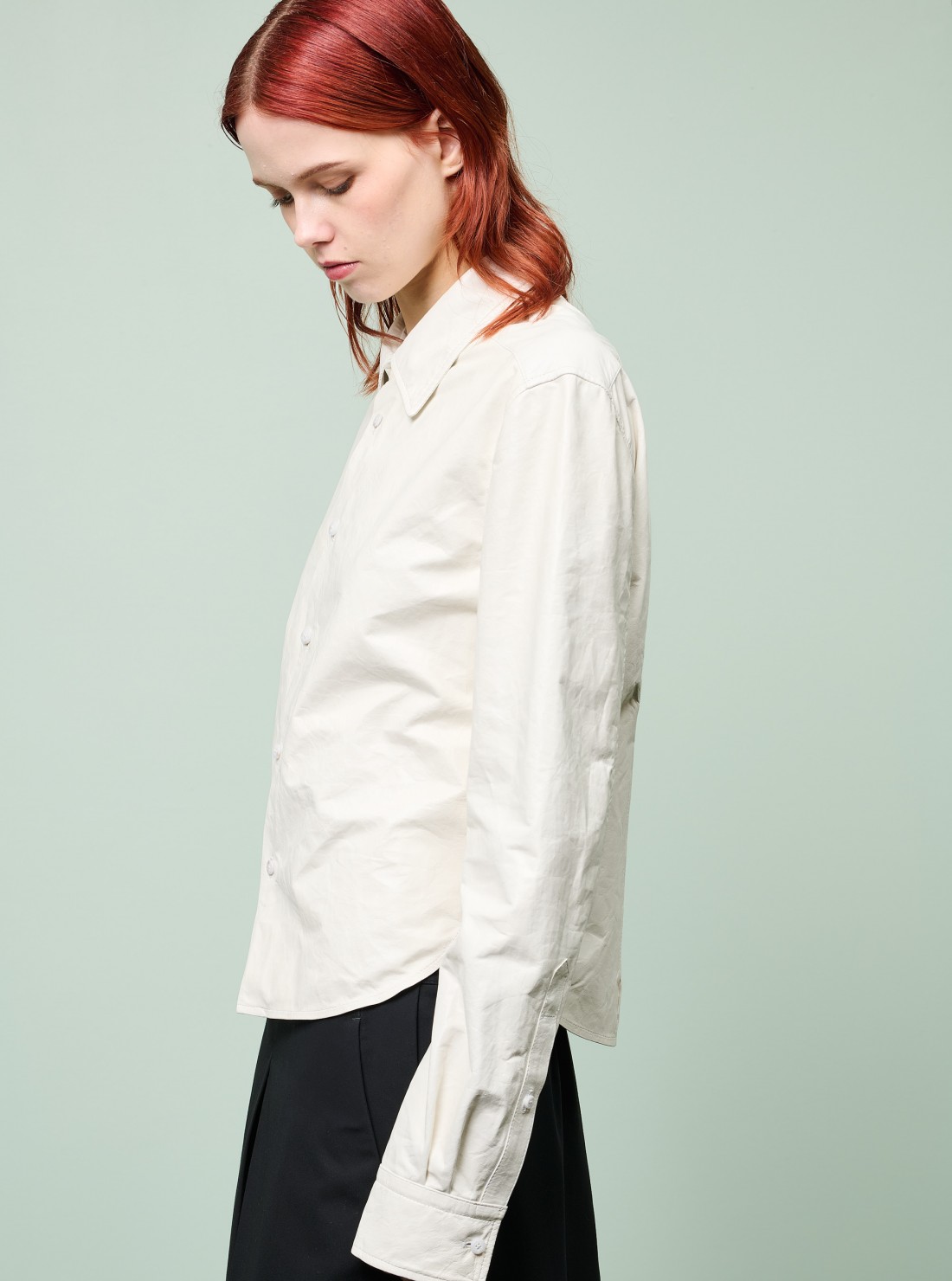 Alberik Rounded Cropped Shirt