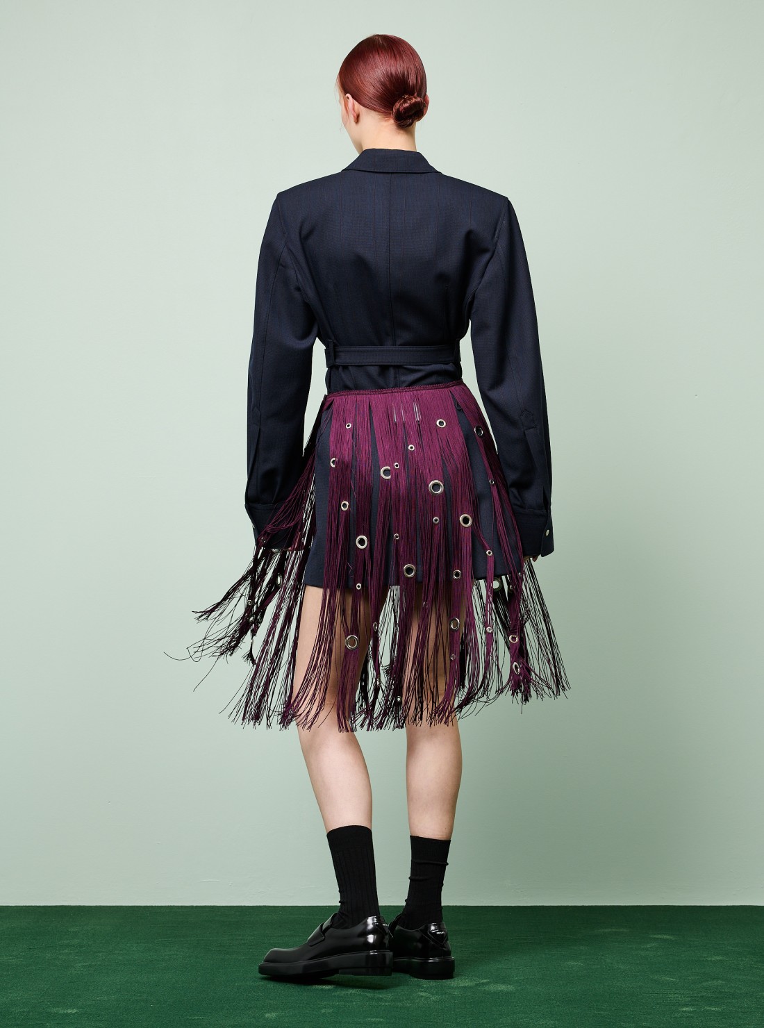 skirt with eyelet