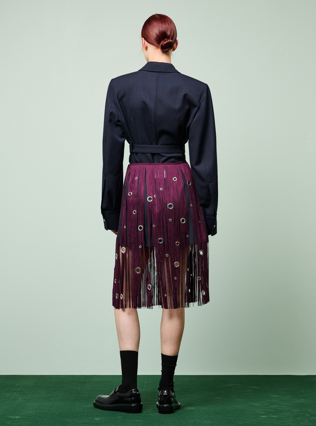 skirt with eyelet