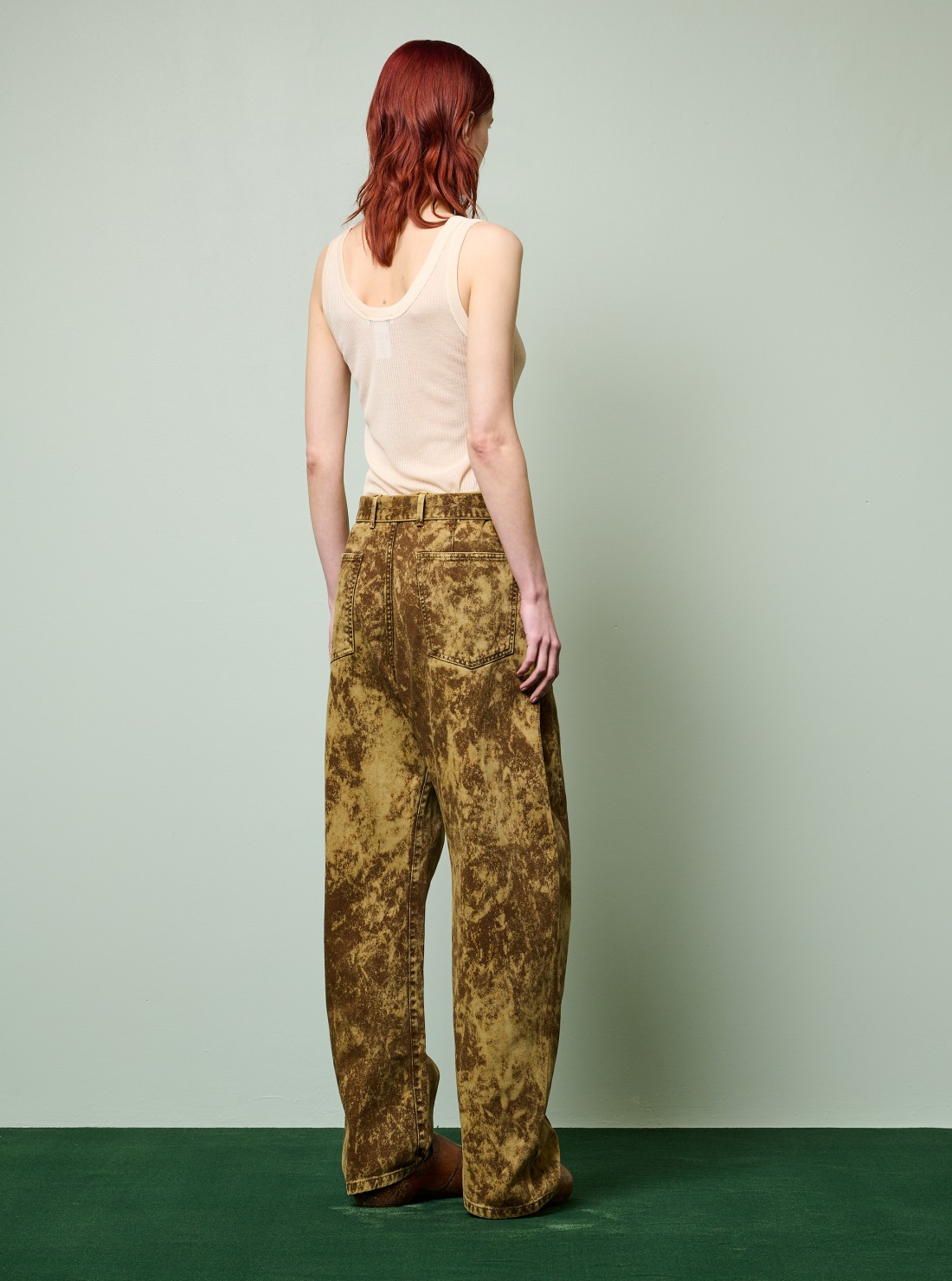 Twisted Belted Pants