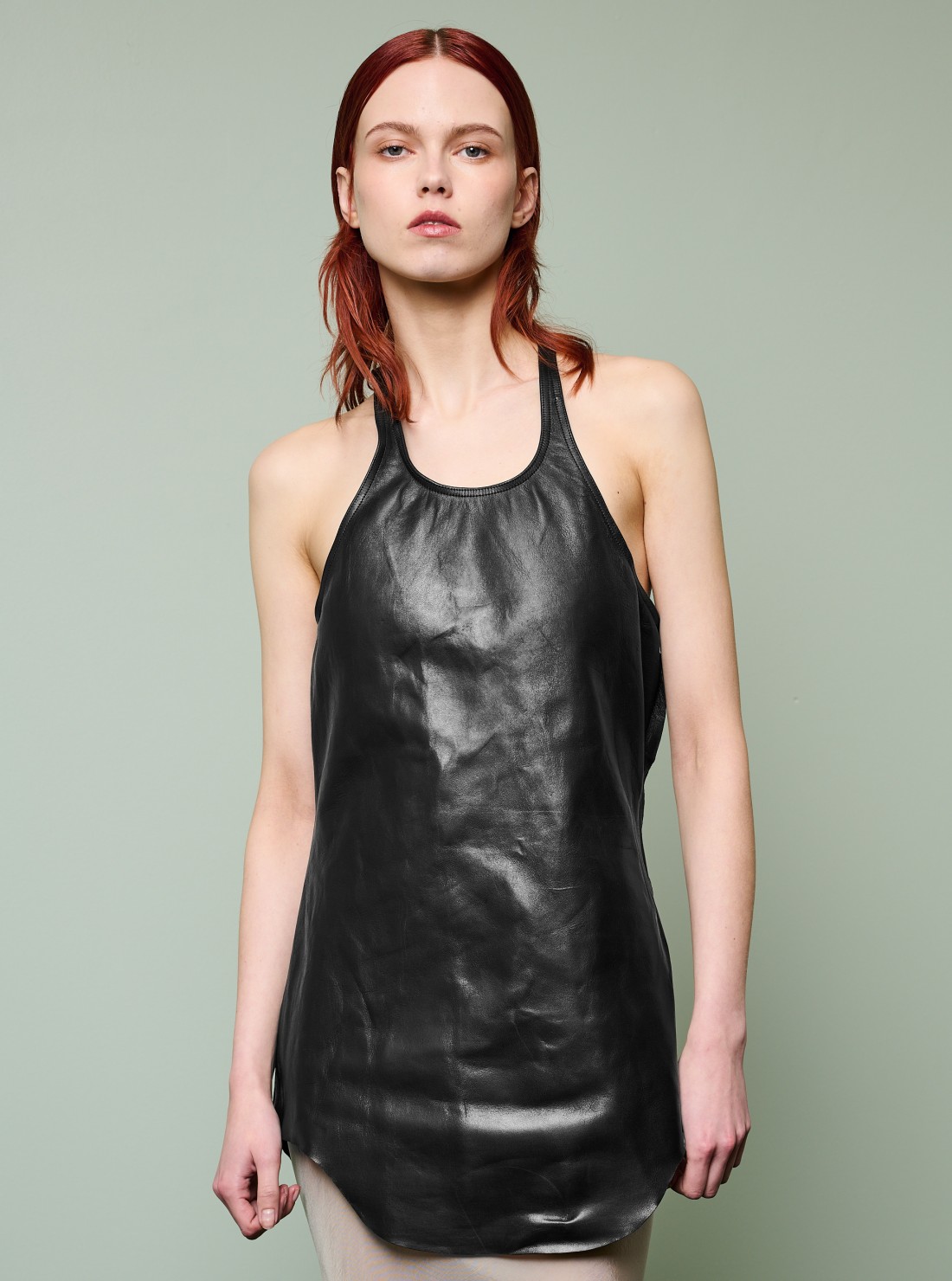 Leather Tank Top