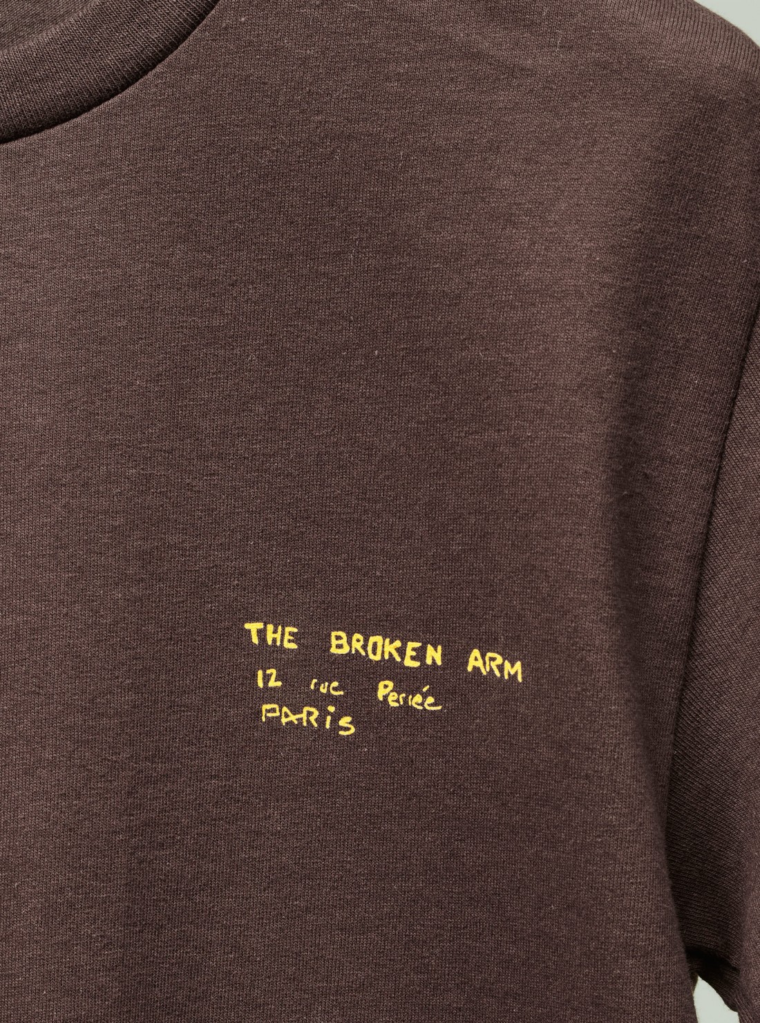 t-shirt Always The Sun marron