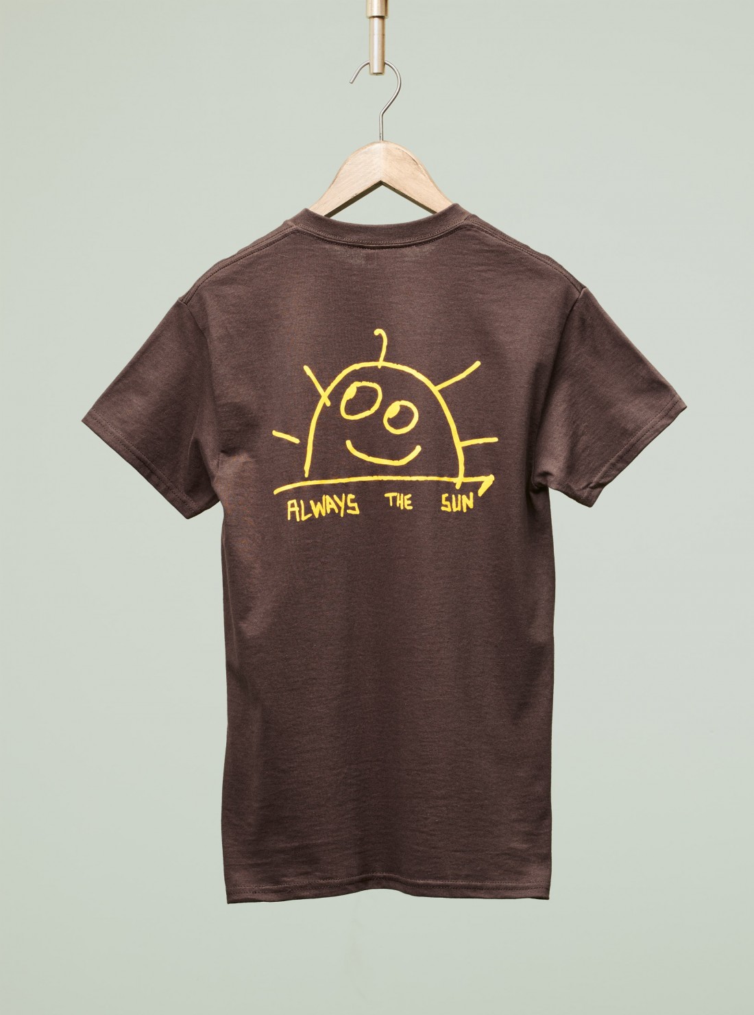 t-shirt Always The Sun marron