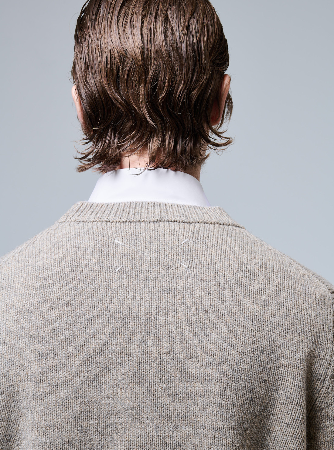 Pull en laine Shetland