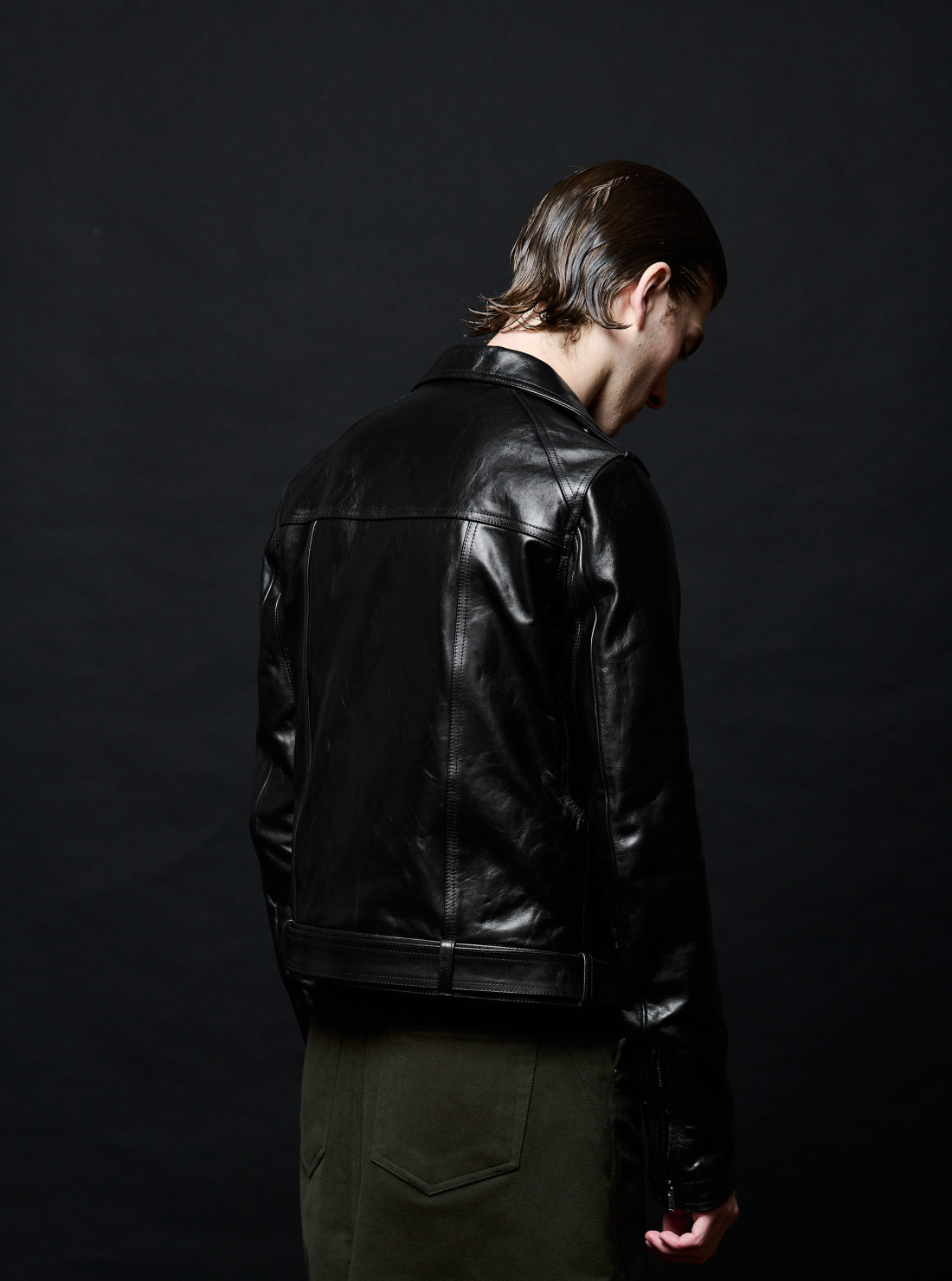 Veste en cuir Lukes