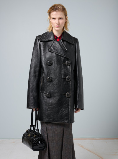 Manteau en cuir