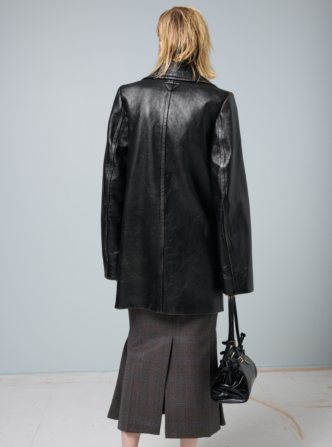 Manteau en cuir