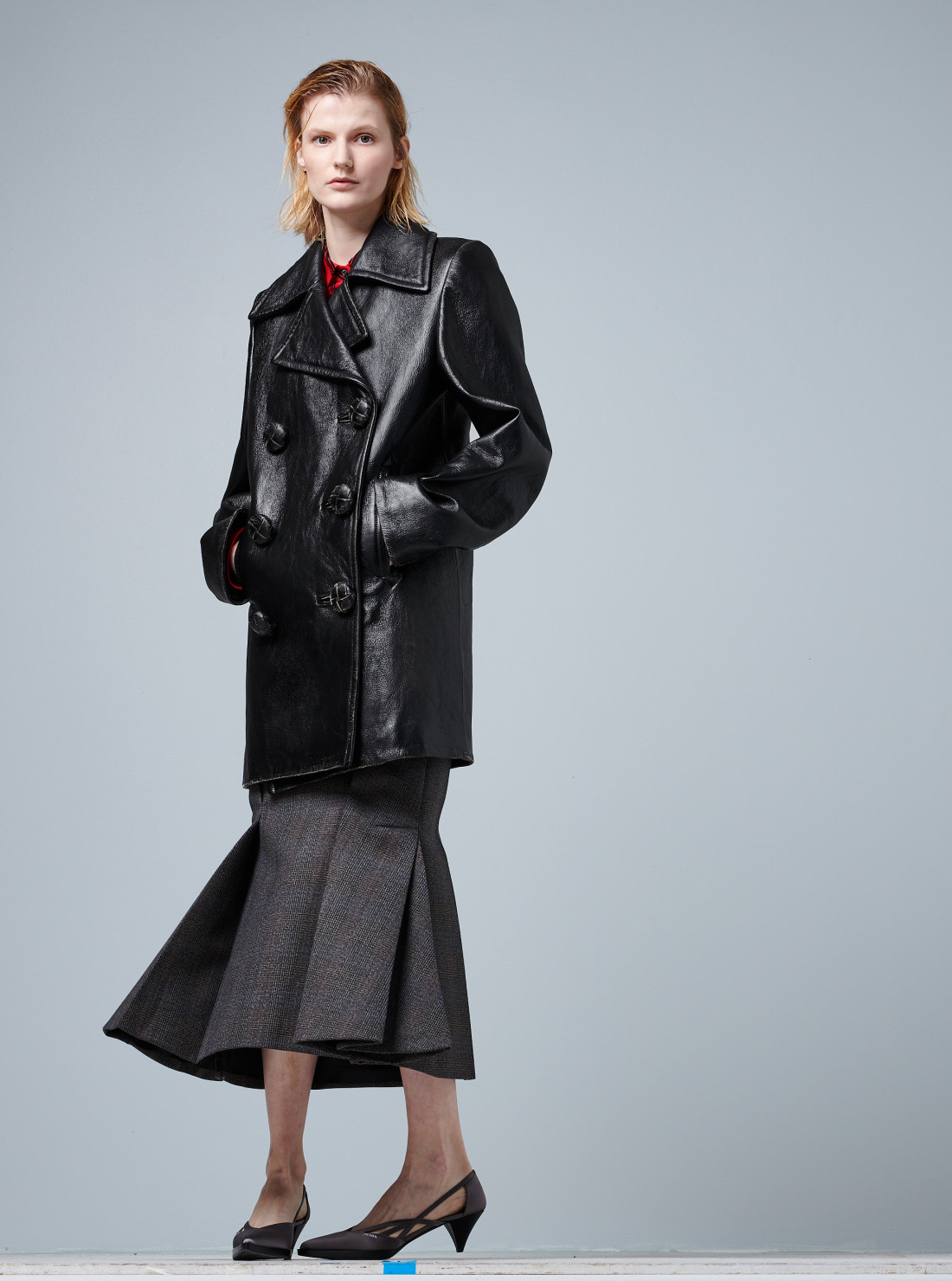 Manteau en cuir