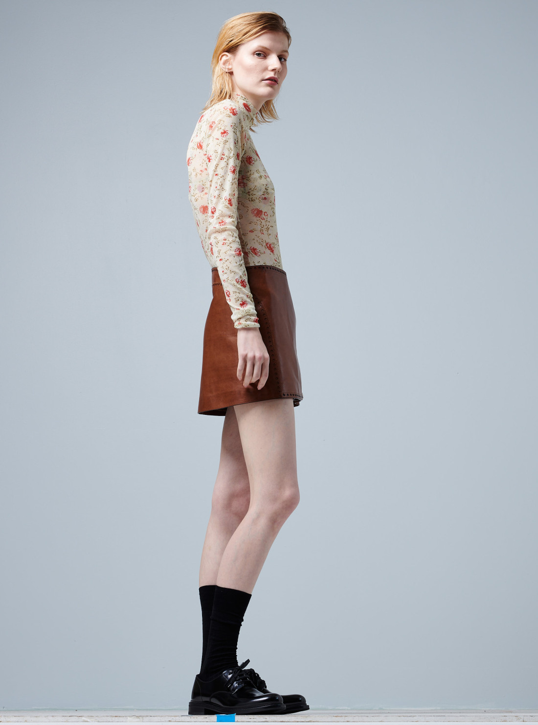 Leather Mini Skirt